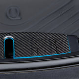 Carbon Fiber Frunk Hood Lock Cover For Tesla Model 3