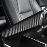 Real Carbon Fiber Armrest Cover For Tesla Model 3 / Y - Luxury & Sporty Interior Upgrade