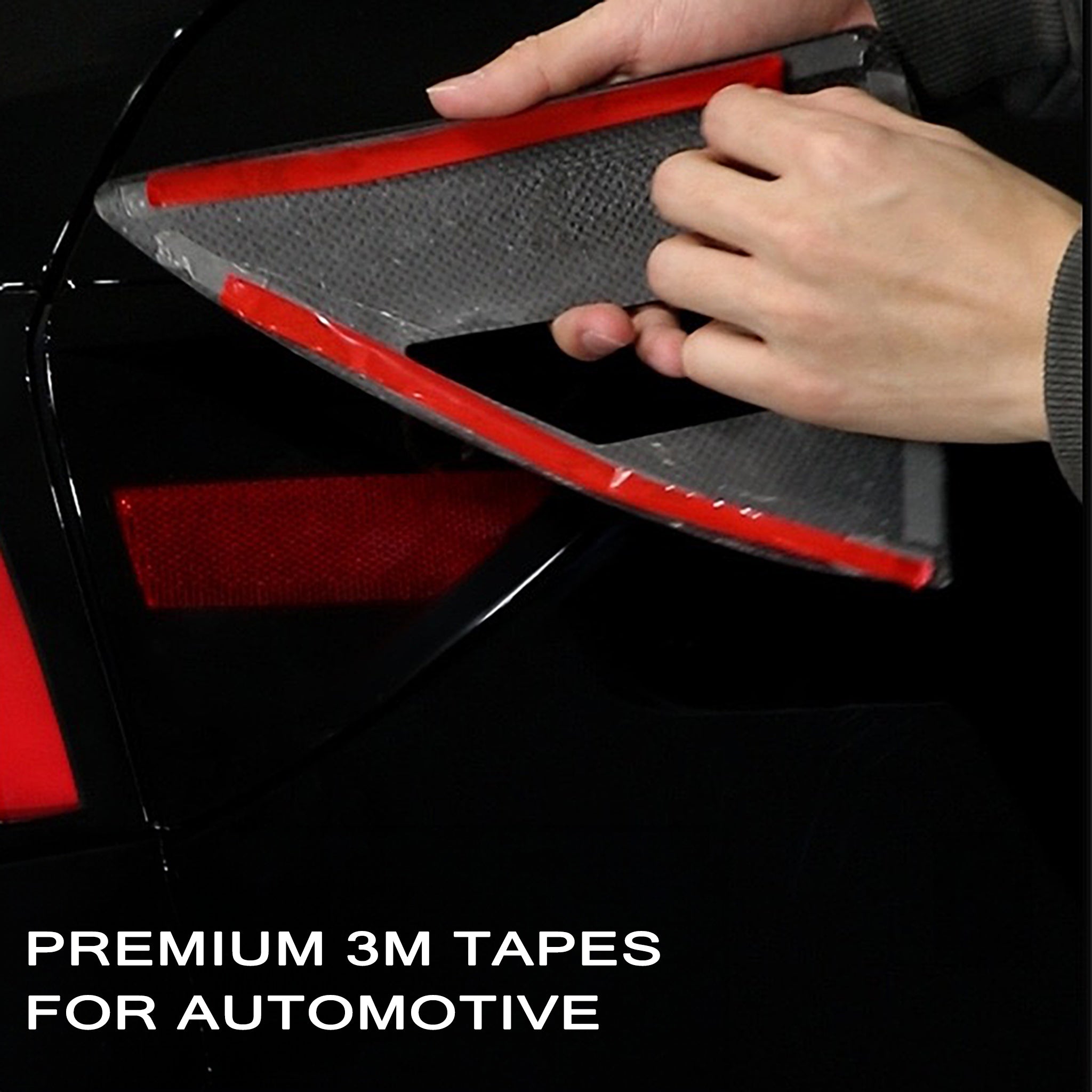 installation of Tesla Carbon Fiber Charging Port Covers