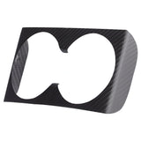 Real Carbon Fiber Front & Rear Cup Holder Covers for Tesla 2024+ Model 3 Highland - matte finish