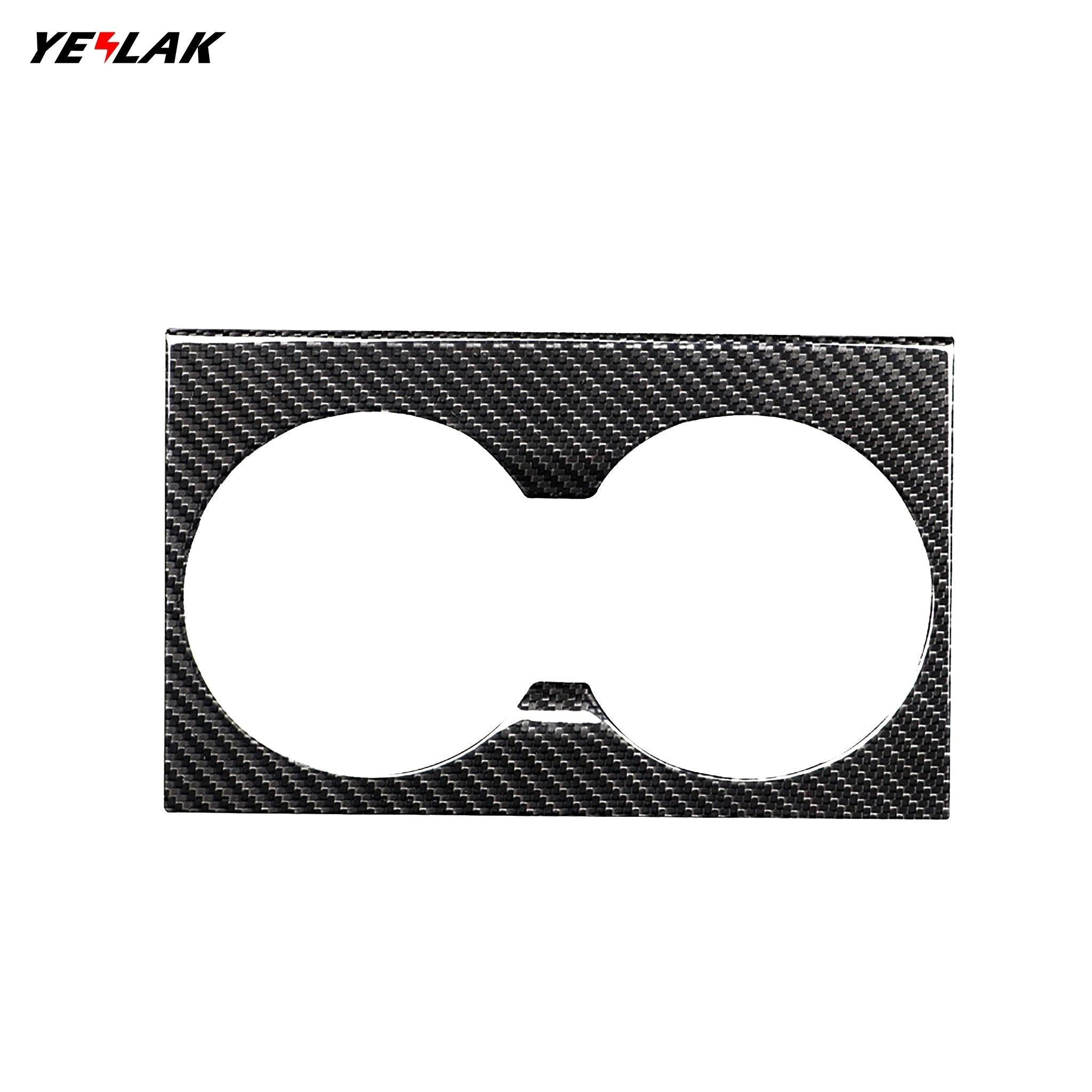 Tesla Model 3 Highland Carbon Fiber Rear Cup Holder Cover