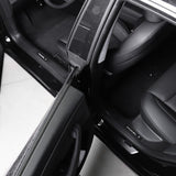 Carbon Fiber Door Sill Protectors for Tesla Model Y Juniper & Model 3 Highland | Custom-Fit Interior Scuff Protection