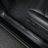 Carbon Fiber Door Sill Protectors for Tesla Model Y & Model 3