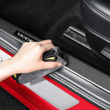 Carbon Fiber Door Sill Protectors for Tesla Model Y & Model 3