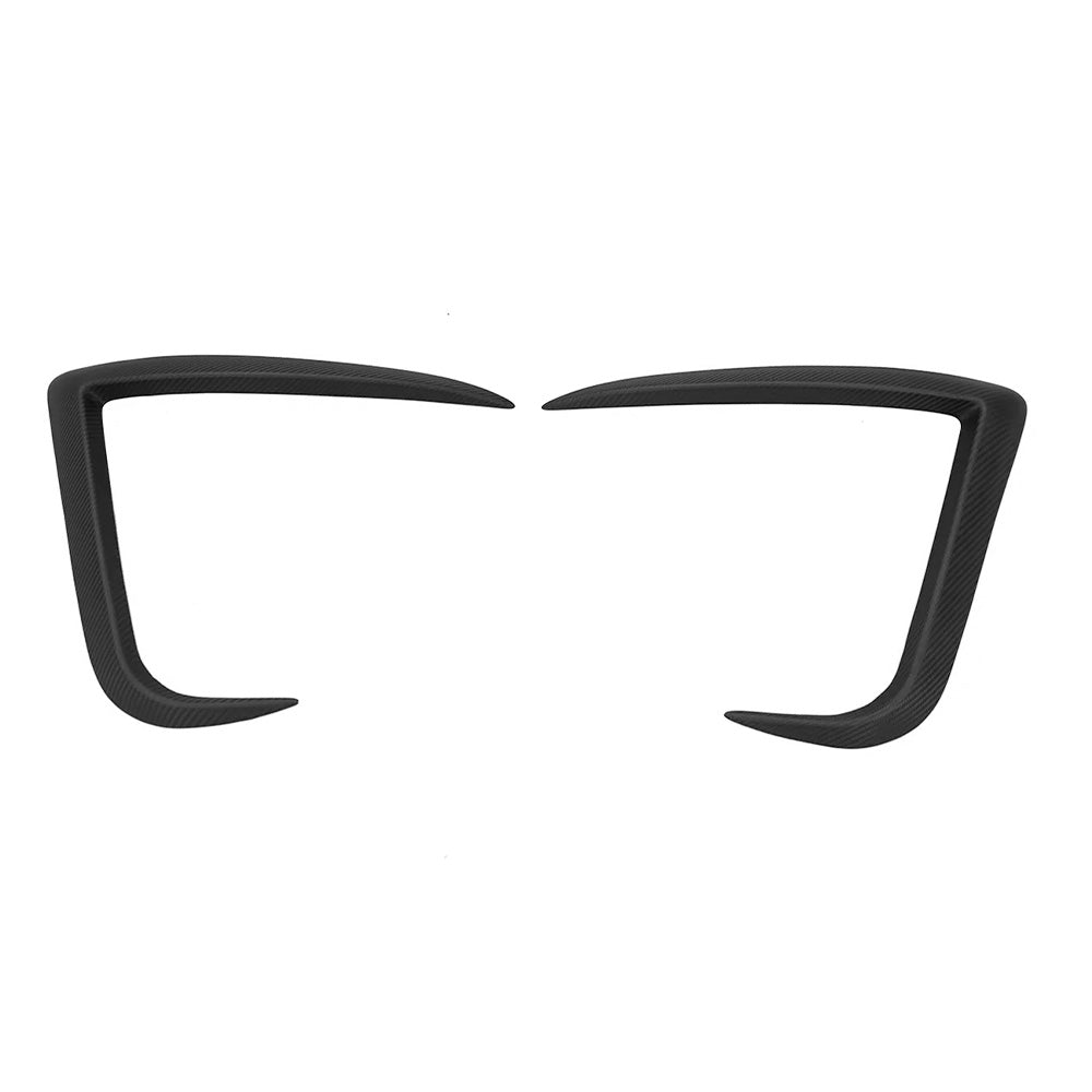 carbon fiber fog light trim covers for Tesla model Y Juniper