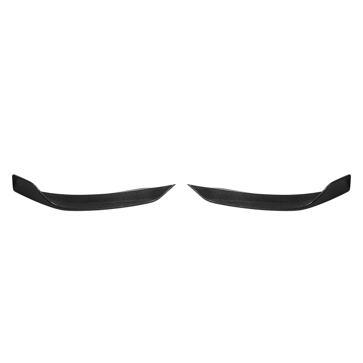 Carbon Fiber Front Lip Splitters for 2025 Tesla Model Y Juniper – Sporty Body Kit Upgrade