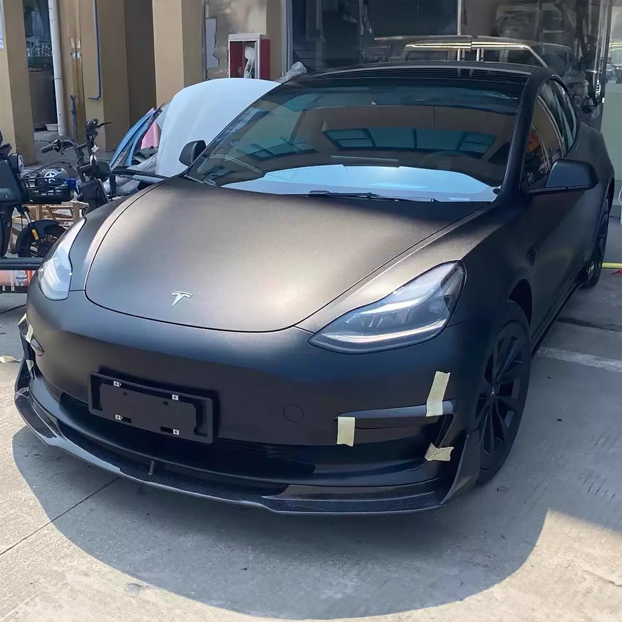 Teego V-Style Carbon Fiber Aero Kit for Tesla Model 3 (2017-2023)