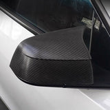 Tesla Model Y GT-Style Carbon Fiber Mirror Caps