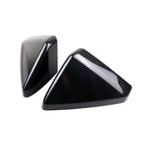 Carbon Fiber Rear Mirror Caps for Tesla Cybertruck (ABS Plastic)
