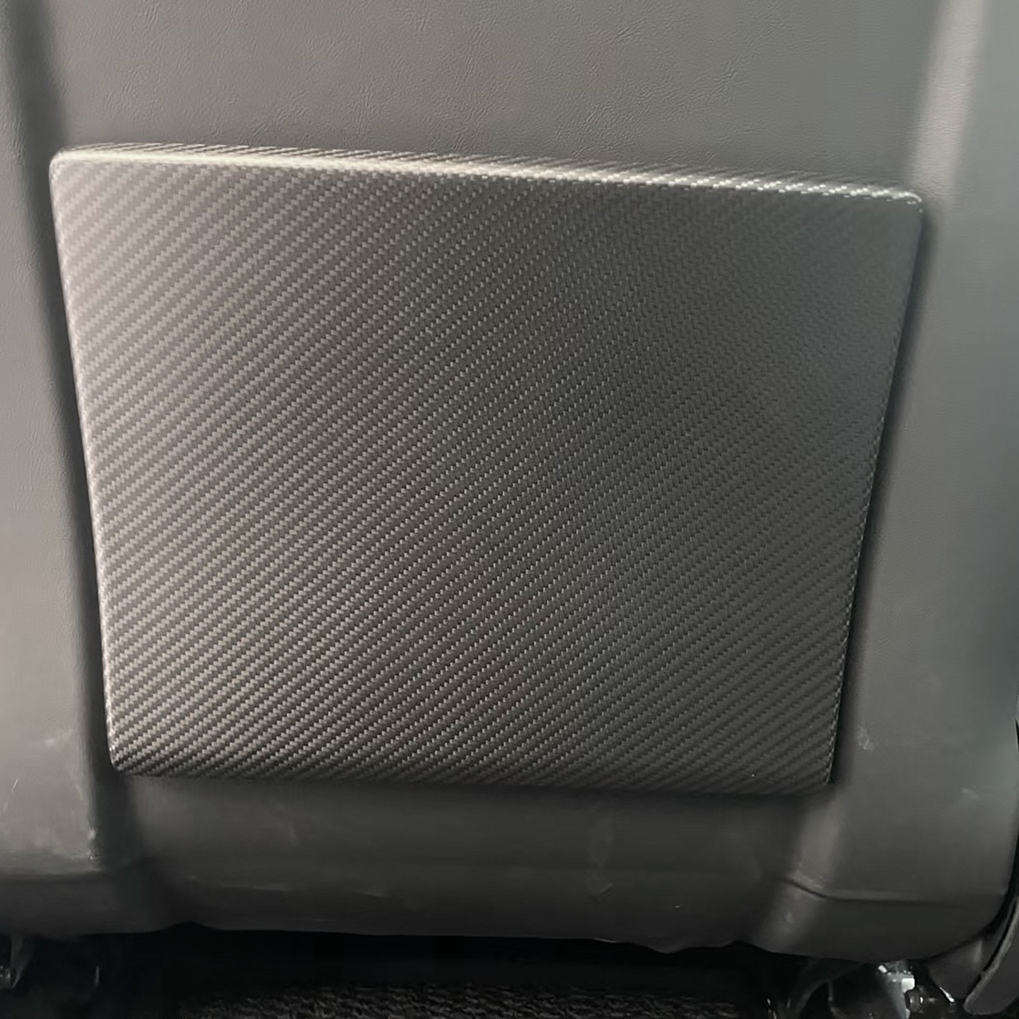Real Carbon Fiber Seat Back pocket Cover for 2024+ Tesla Model 3 Highland