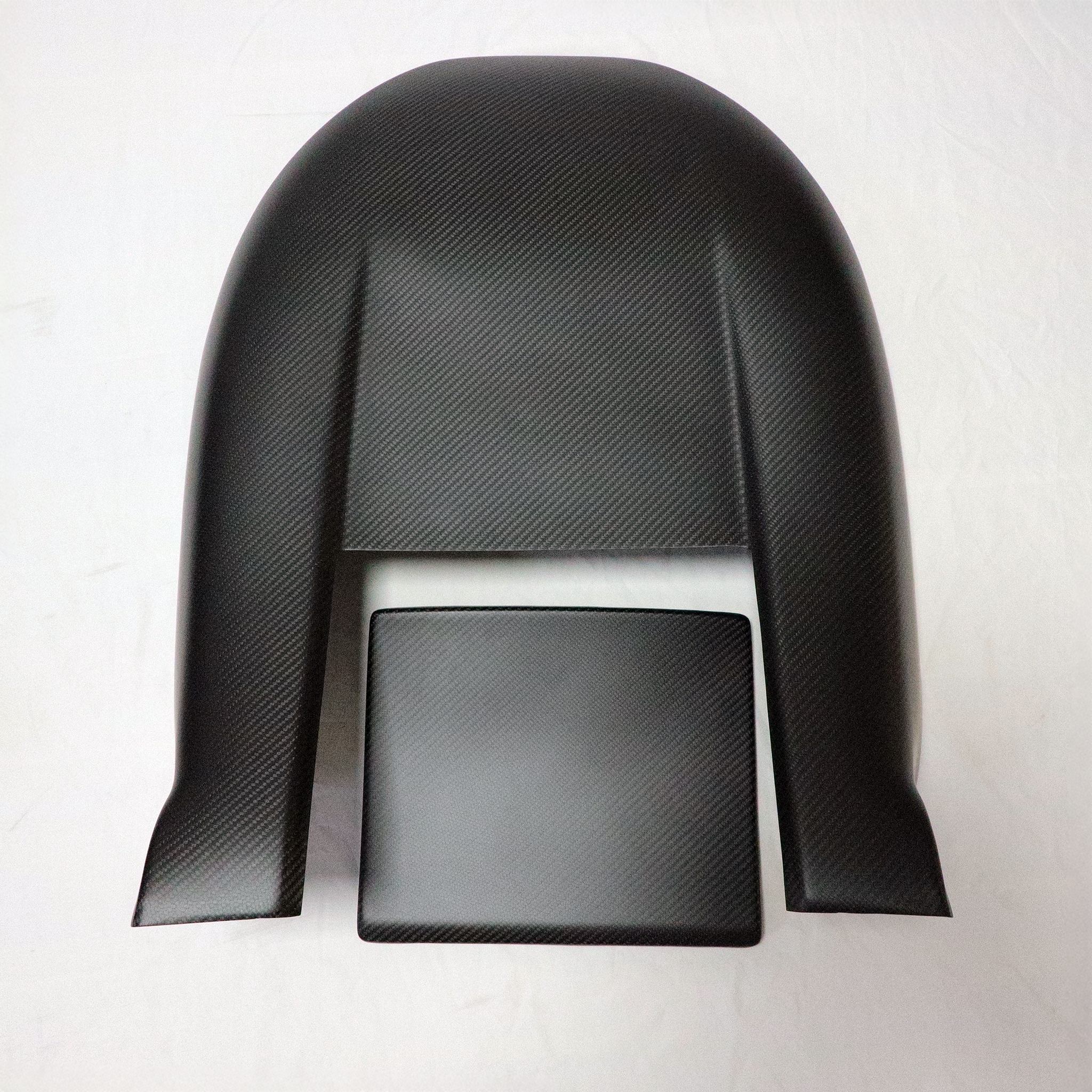 Real Carbon Fiber Seat Back Covers for 2024+ Tesla Model 3 Highland