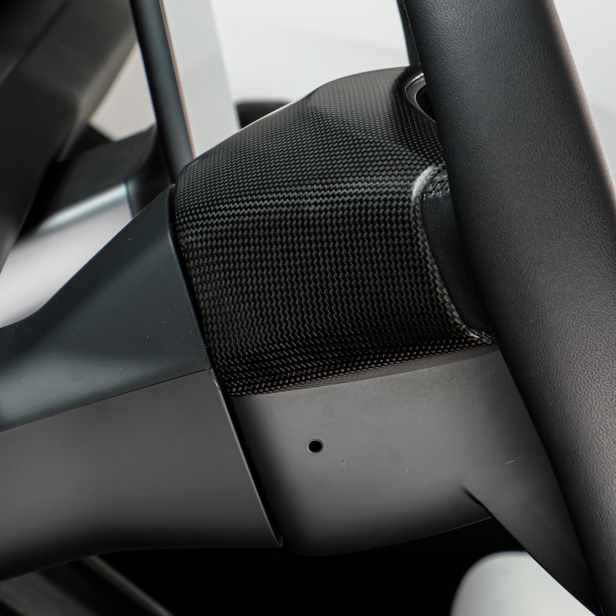 Carbon Fiber Steering Wheel cover for 2024+ Model 3 & 2025+ Model Y