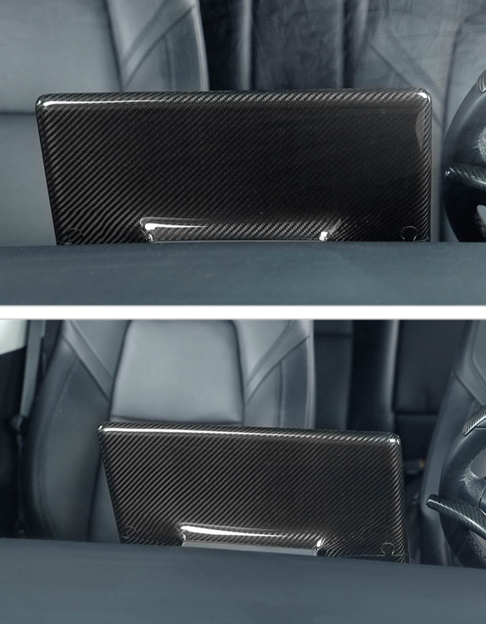 Tesla M3/Y Carbon Fiber Center Control Touchscreen Cover