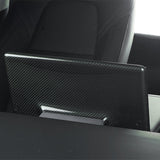 Carbon Fiber Center Control Touchscreen Cover installed on Tesla model 3