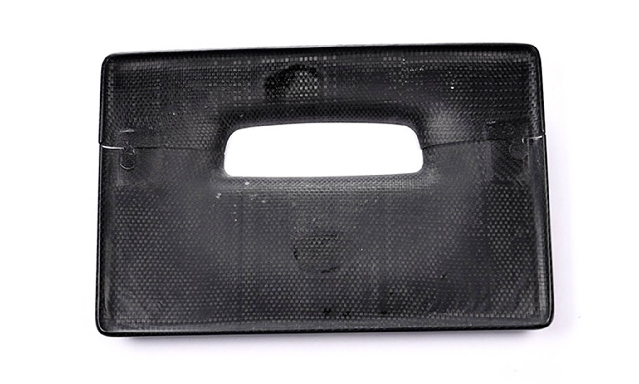 Back view of Model 3 Highland Carbon Fiber Touchscreen Overlay