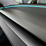 Plain weave Carbon Fiber Dashboard for Tesla Model 3 Highland / Model Y Juniper
