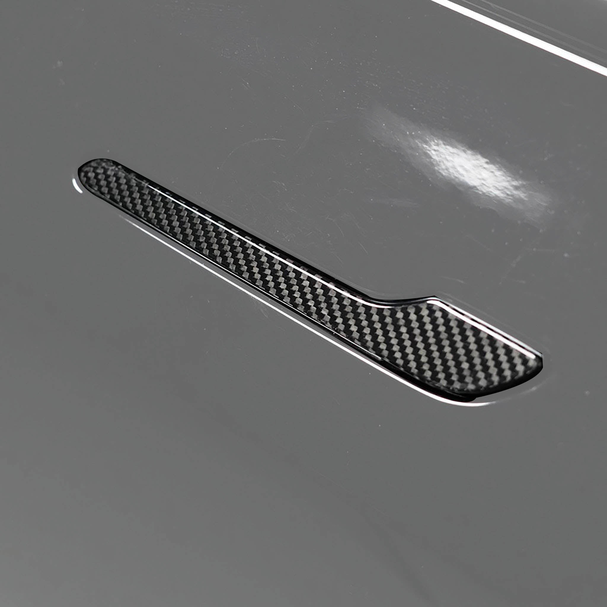 Carbon Fiber Door Handle Covers for Tesla Model 3 Highland 2024+ & Model Y Juniper 2025+