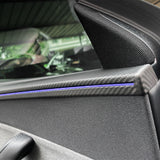 Tessgo Carbon Fiber Door Panel Trim Covers for Model Y Juniper 2026+