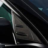 Tesla Model 3/Y Carbon Fiber A-Pillar Covers (All Gens) - glossy finish right