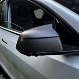 Tesla Model Y Juniper GT-Style Carbon Fiber Mirror Caps