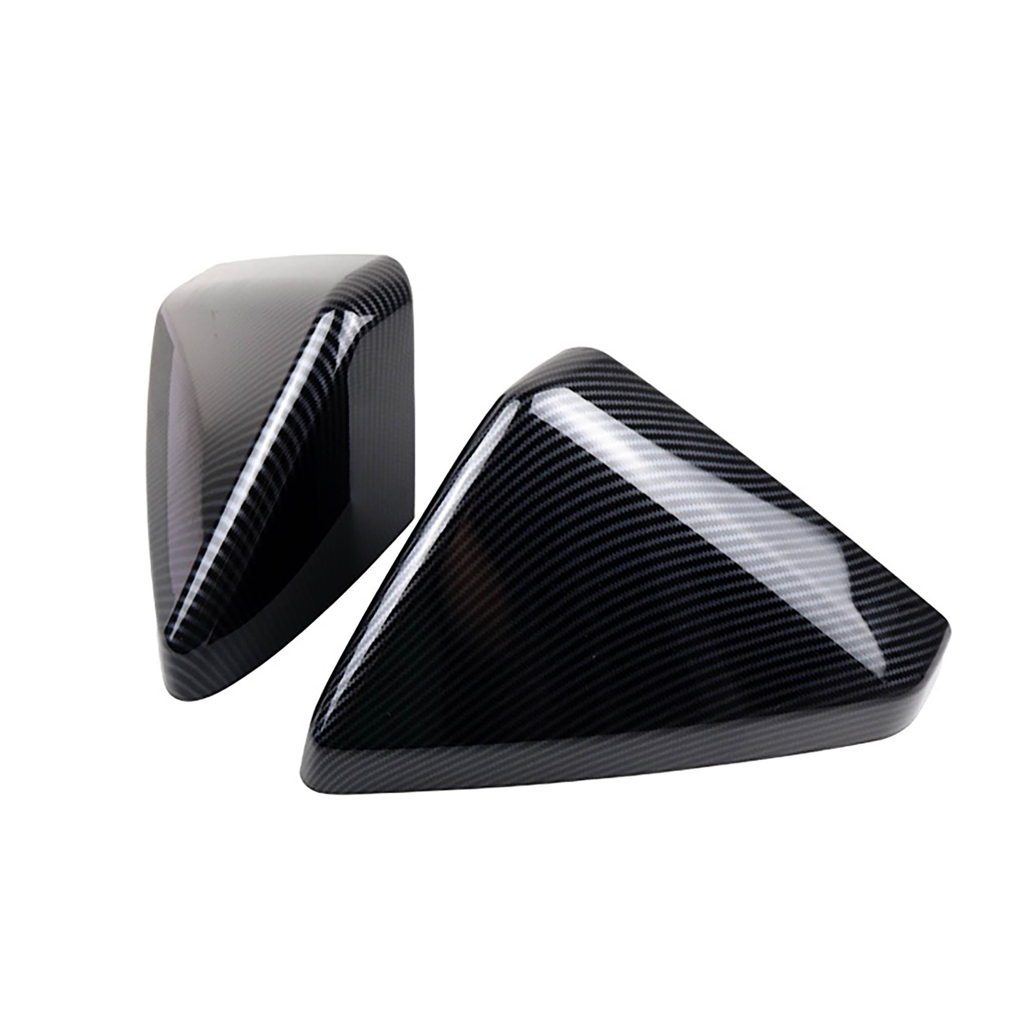 Tesla Cybertruck Real Carbon Fiber Mirror Caps – Gloss/Matte Finish | OEM Fitment, No-Drill Installation