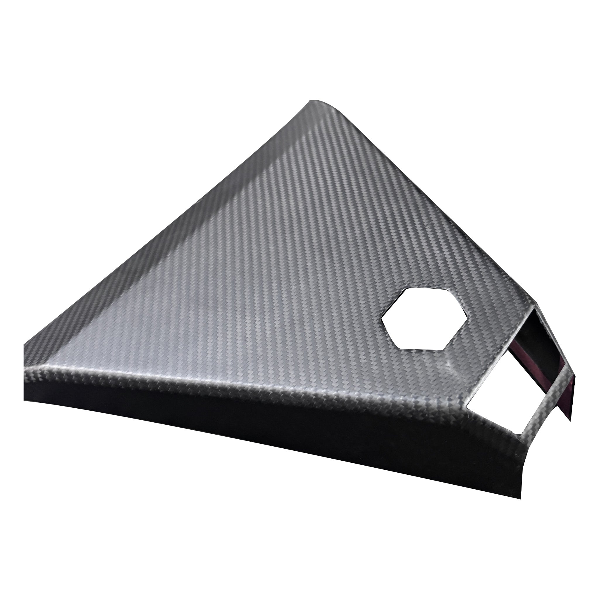 Real Carbon Fiber Rearview Cover for Tesla Cybertruck - Camera Viewing Area Upgraded