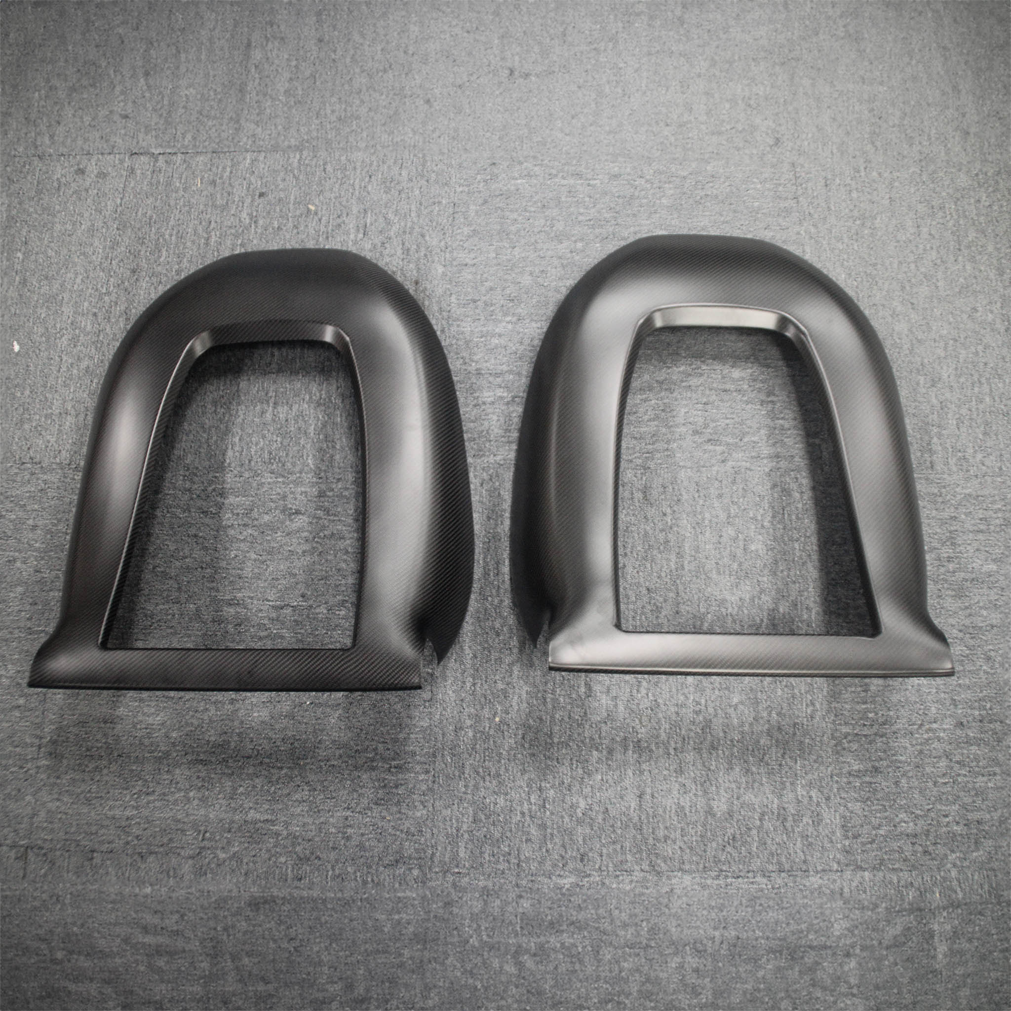 Premium Authentic Carbon Fiber Seat Back Covers for Tesla Model 3 & Model Y – Sporty & Sleek Style