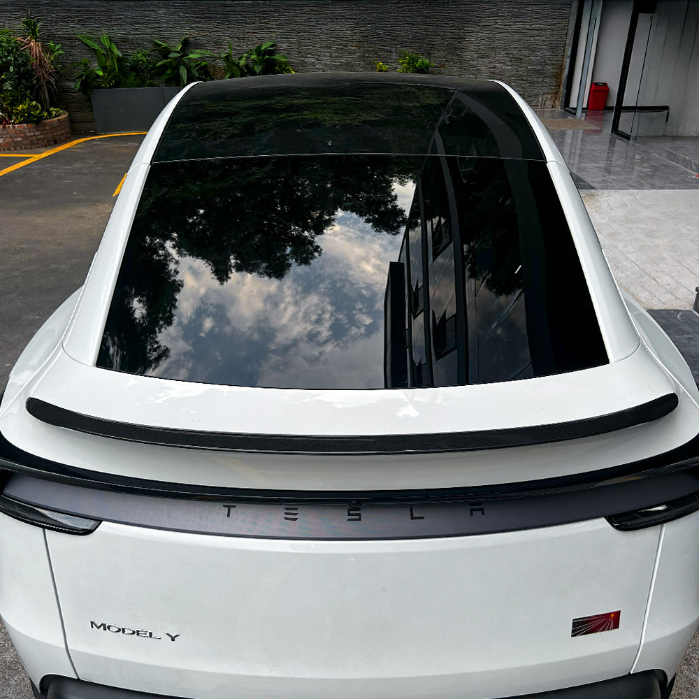 Tesla Model Y Juniper (2025+ ) Carbon Fiber Trunk Spoiler