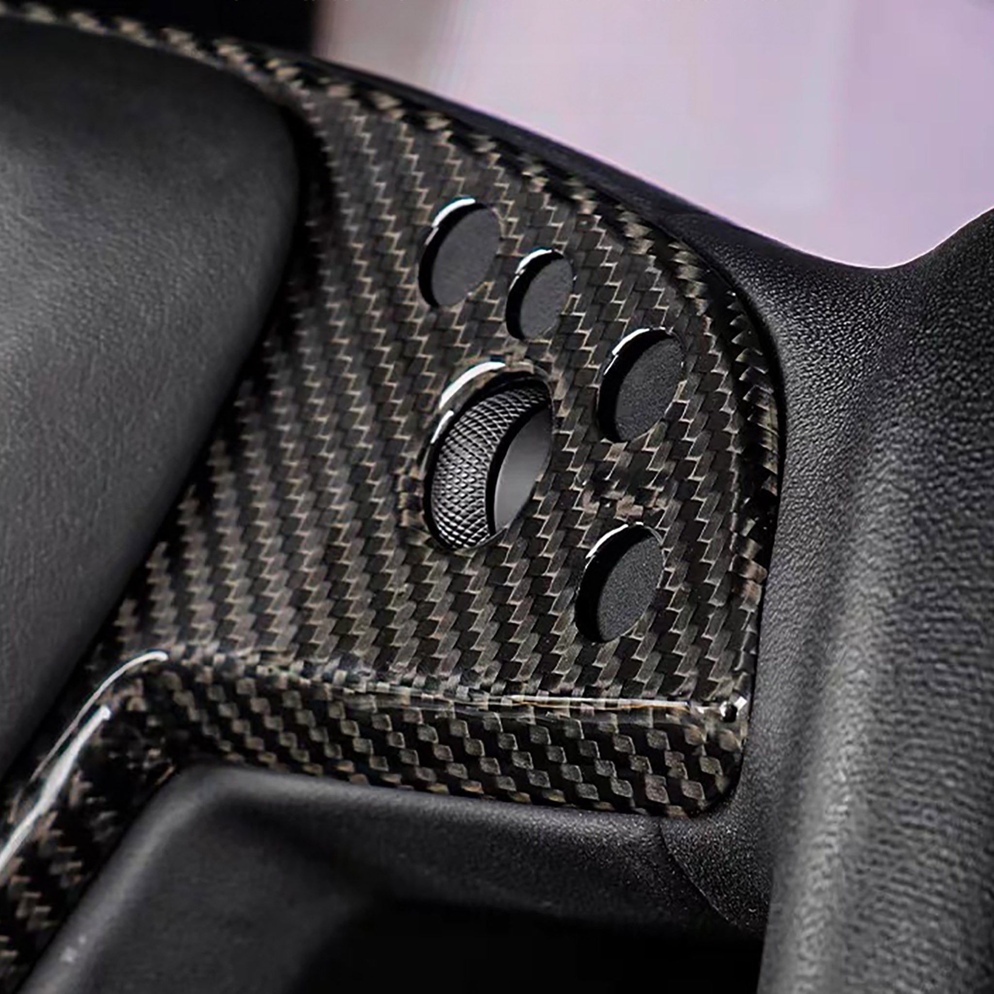 Carbon Fiber Steering Wheel Cover for 2021 - 2026 Tesla Model S/X Yoke – Sleek Protection & Stylish Upgrade