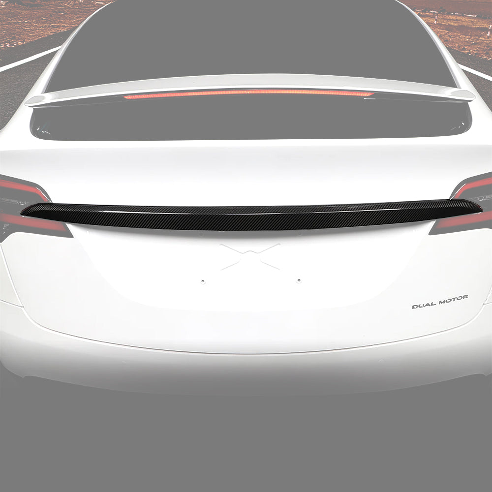 Carbon Fiber Tailgate Trim Cover for 2021 – 2026 Tesla Model X