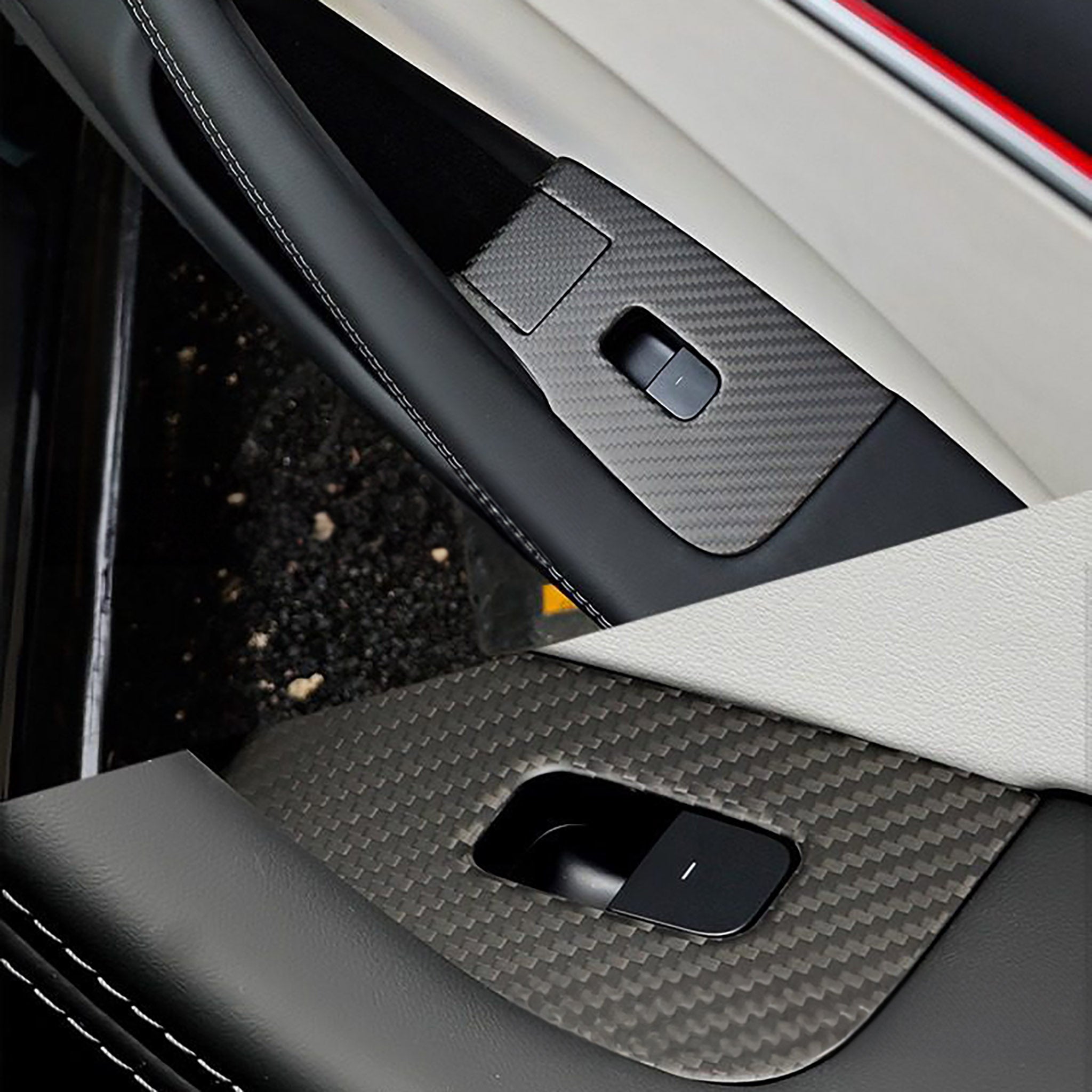 Carbon Fiber Window Switch Covers for Model 3 Highland 2024+