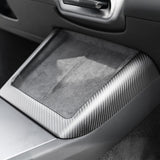 Matte finish Carbon Fiber Charging Pad Frame for Tesla Model Y Juniper