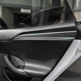 Carbon Fiber Dashboard & Door Trims For 2021-2026+ Tesla Model S & X | Teego