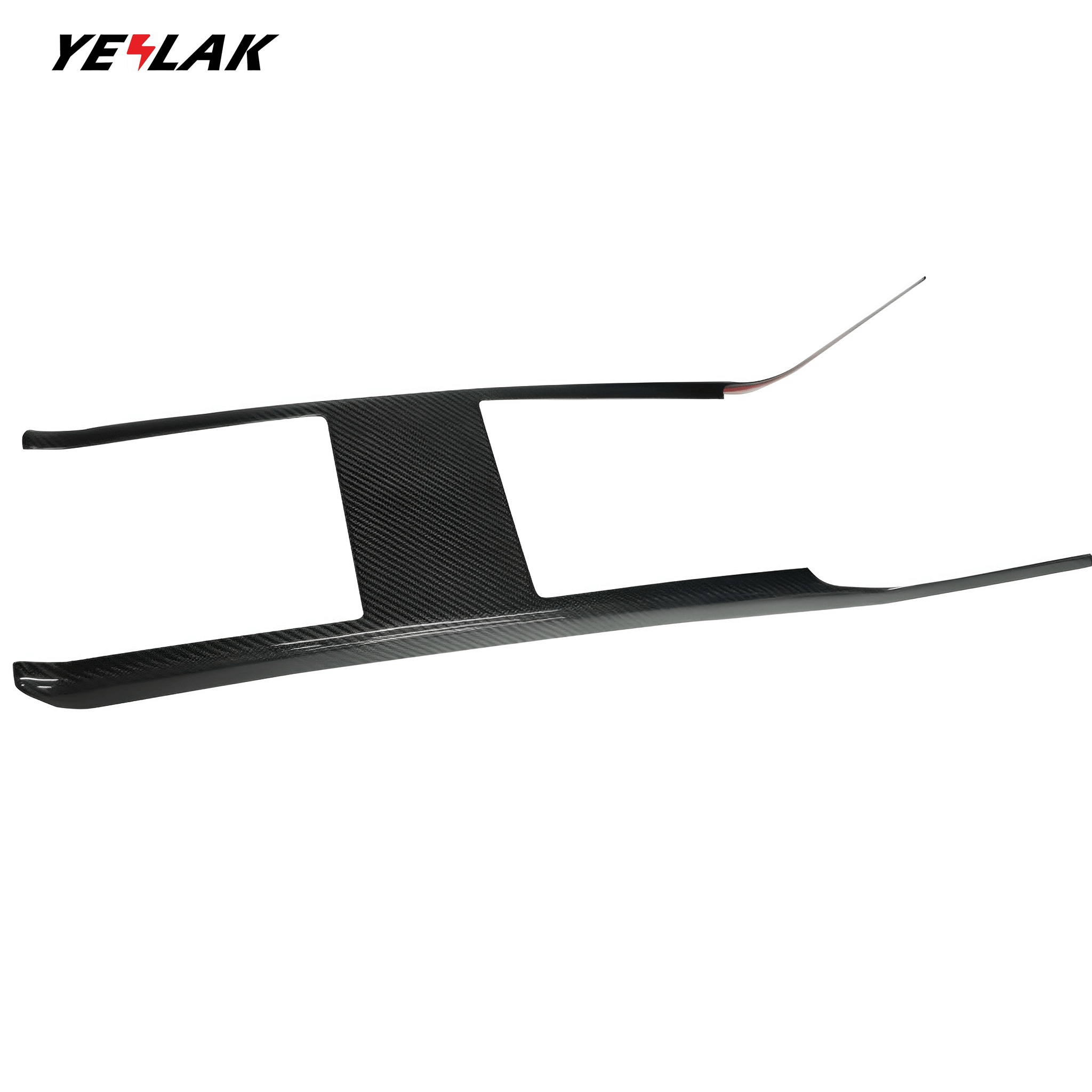 Carbon Fiber Console Side Trim for 2021-2026 Tesla Model S/X | Teego