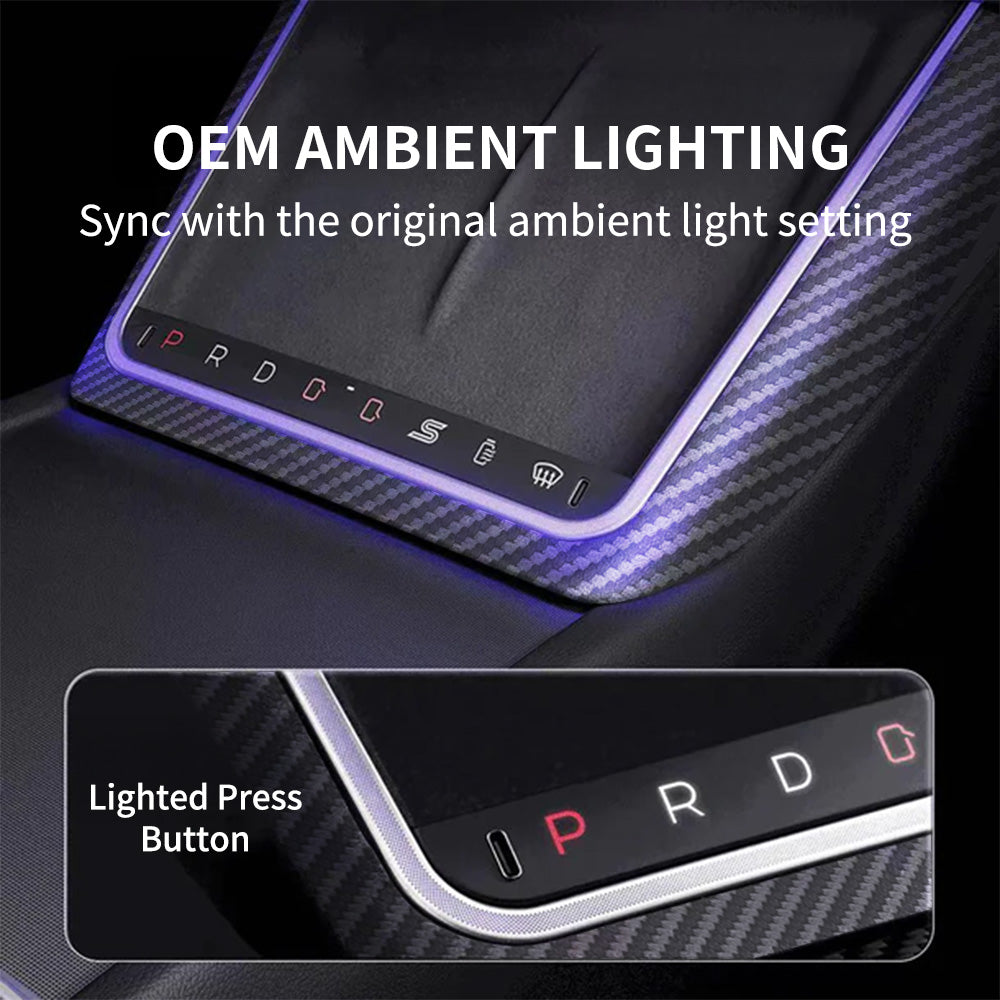 Smart Center Console Button Panel for 2025.03+ Tesla Model Y Juniper