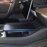 Custom Food Tray for Tesla Model 3 & Model Y (2020-2024) – Durable, Convenient Center Console Solution for Road Trips