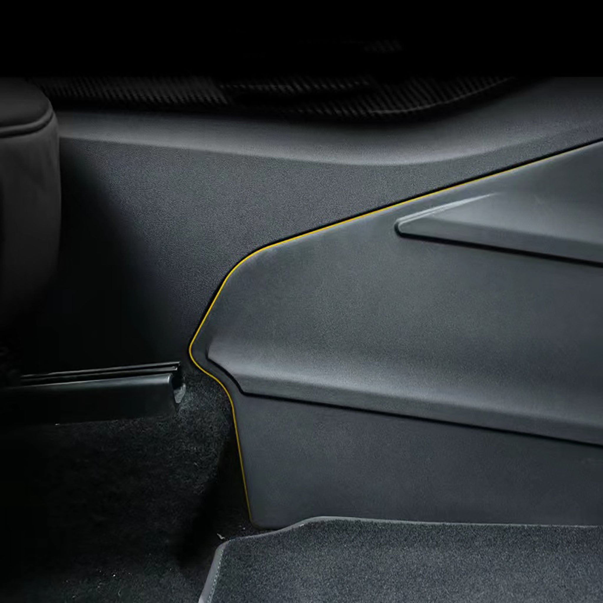 Center Console Side Cover Protector for Tesla Model Y&3-Motor Vehicle Carpet & Upholstery-Teego