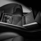 Carbon Fiber Charging Pad Frame Overlay For 2021-2026 Model S / X