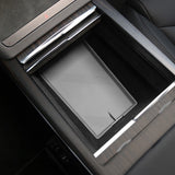 Custom Silicone Center Console Storage Trays for Refreshed Tesla Model X 2021+ – Dust-Resistant, Non-Slip Interior Organizer