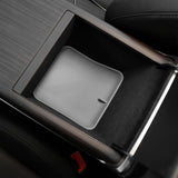 Custom Silicone Center Console Storage Trays for Refreshed Tesla Model X 2021+ – Dust-Resistant, Non-Slip Interior Organizer
