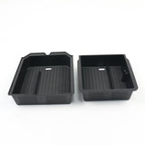 Bundle:2024+ Model 3 & 2025+ Model Y Center Console Organizer Storage Box Set 4 PCS