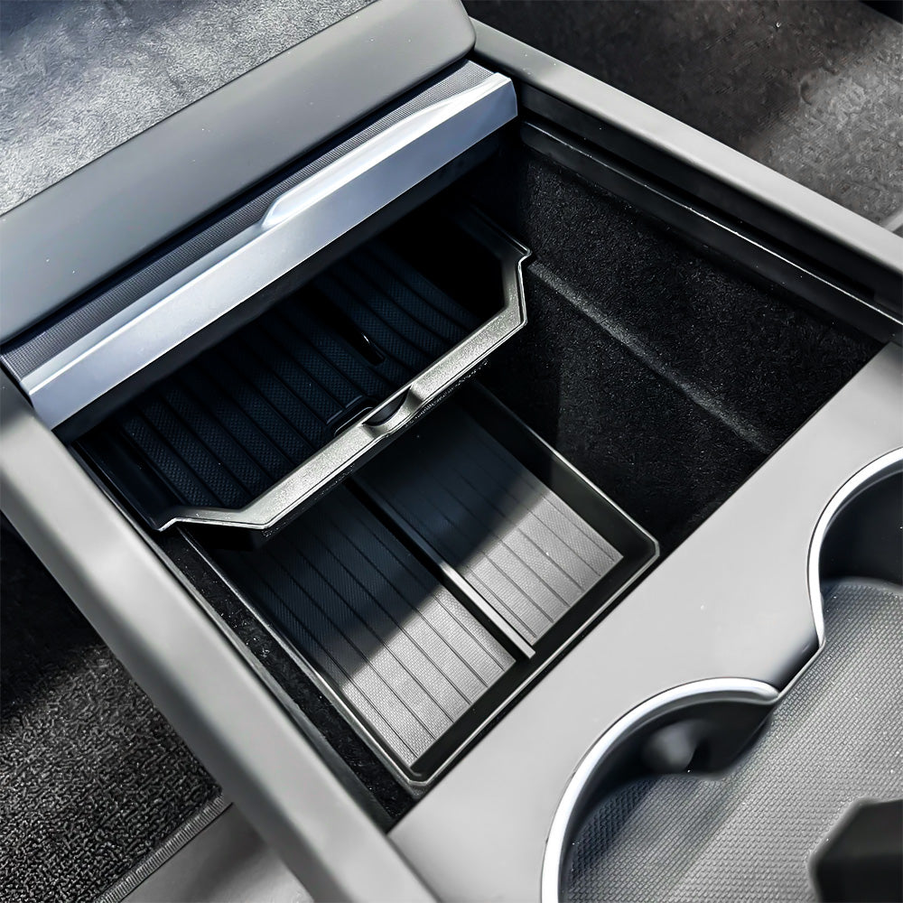 Center Console & Armrest Underneath Storage Tray for 2024+ Model 3 & 2025+ Model Y