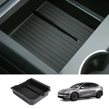 Center Console & Armrest Storage Box for Tesla Model Y L 2026+