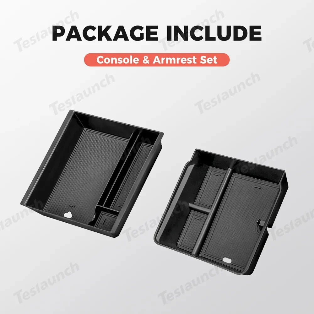 Center Console Organizer and Armrest Box for Tesla Model YL 2026+