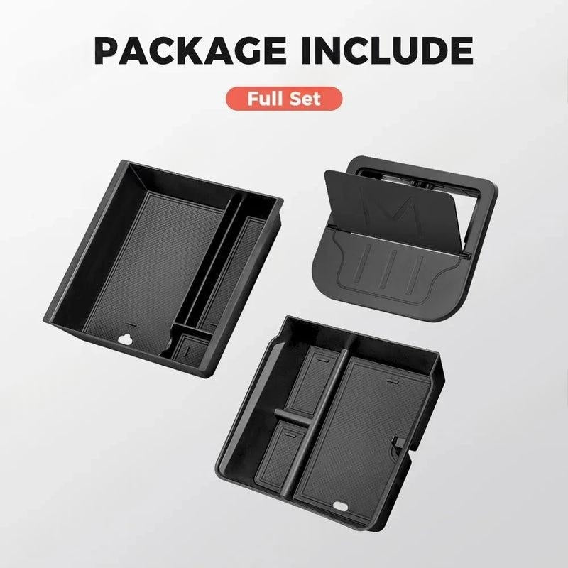 Center Console Organizer and Armrest Box for Tesla Model YL 2026+