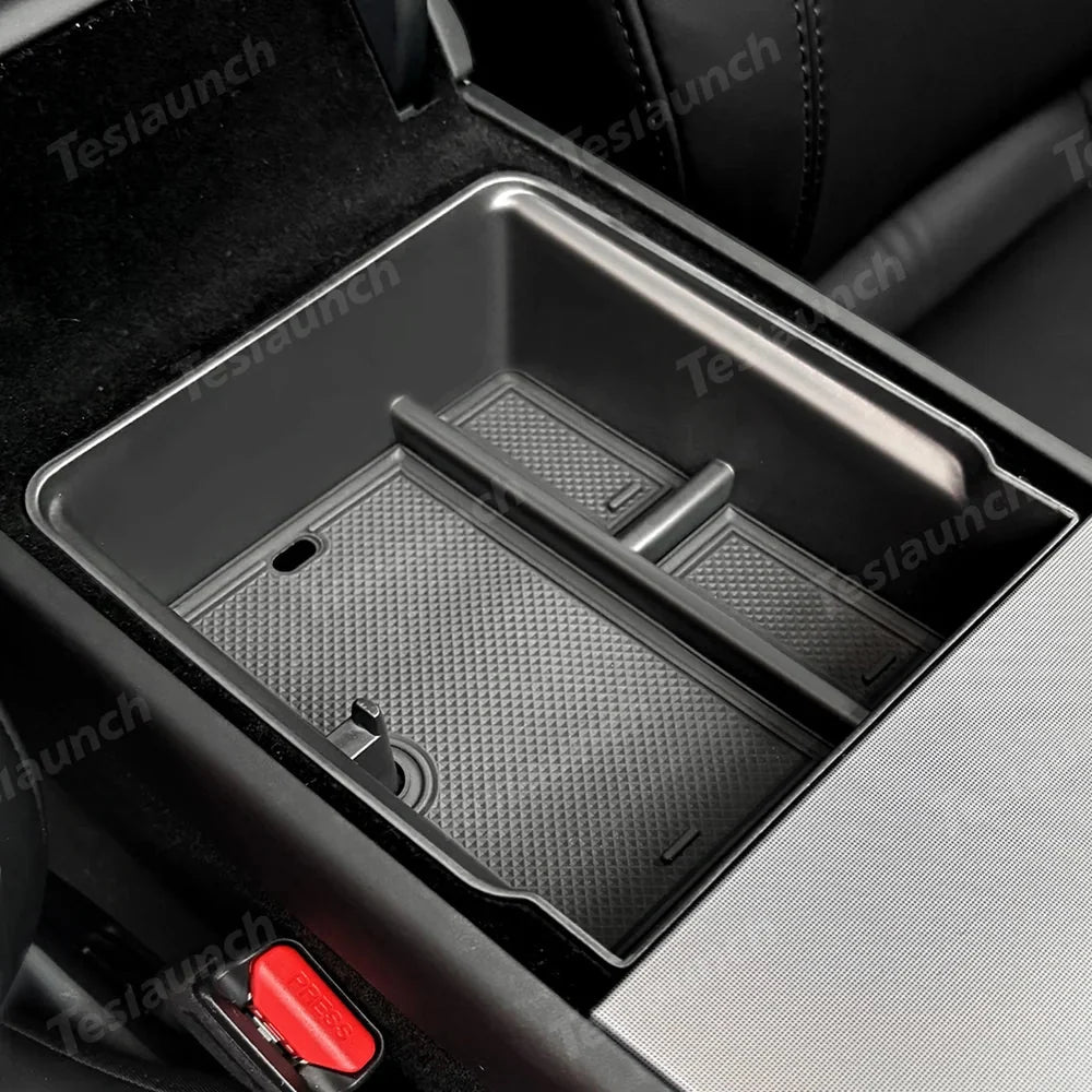 Center Console Organizer and Armrest Box for Tesla Model YL 2026+