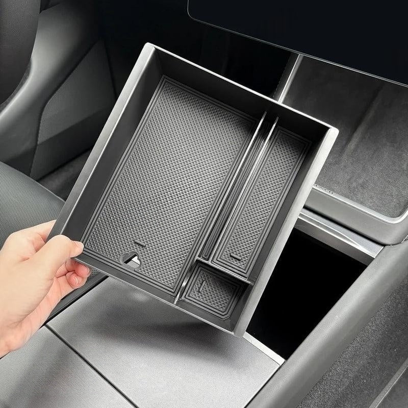 Center Console Organizer and Armrest Box for Tesla Model YL 2026+