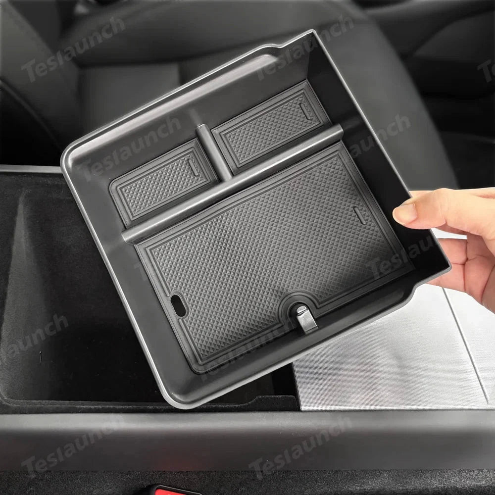 Center Console Organizer and Armrest Box for Tesla Model YL 2026+
