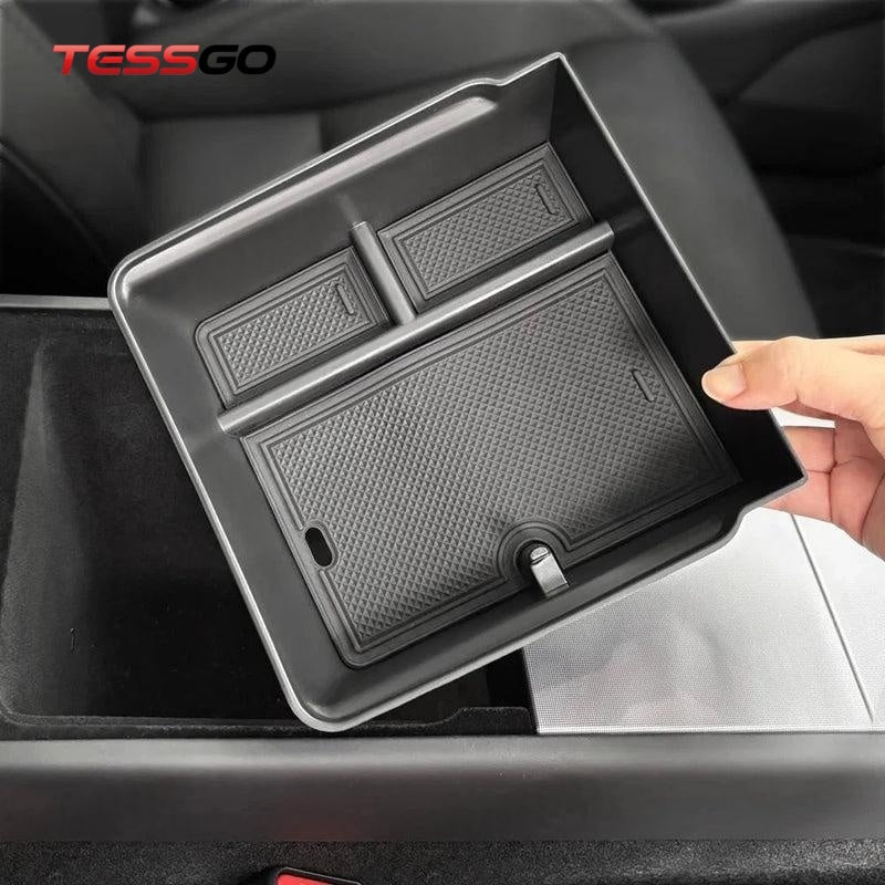Center Console Organizer and Armrest Box for Tesla Model YL 2026+