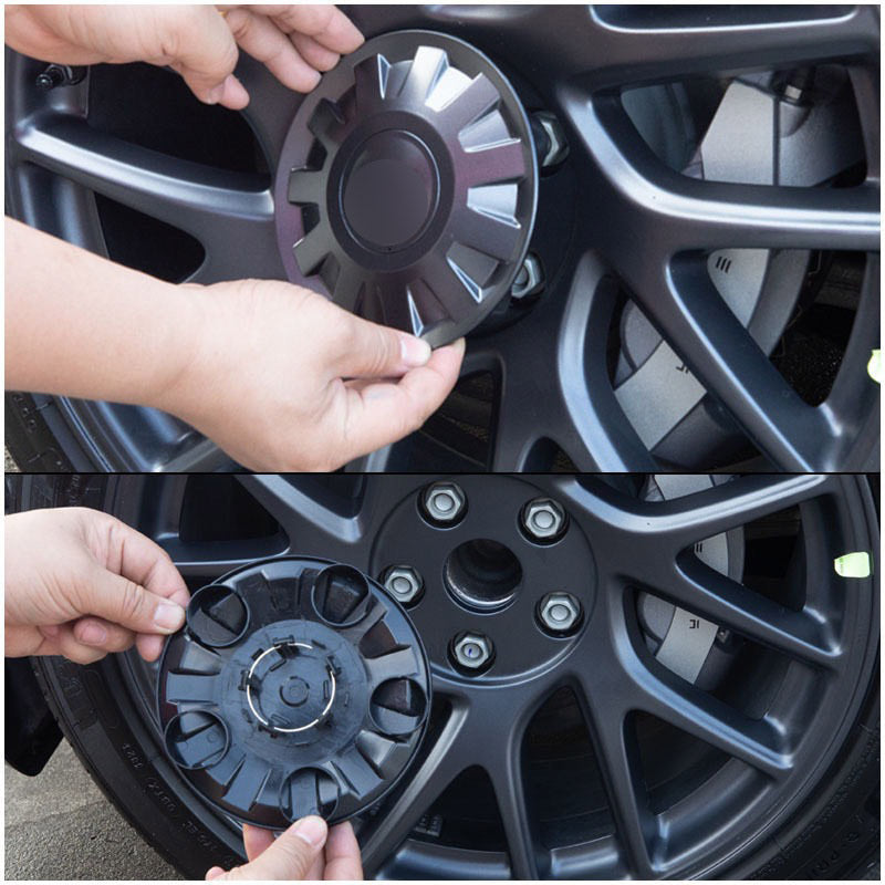 Center Hub Caps for 2024+ Tesla Model 3 18-Inch Photon Wheels - Gen 1.0